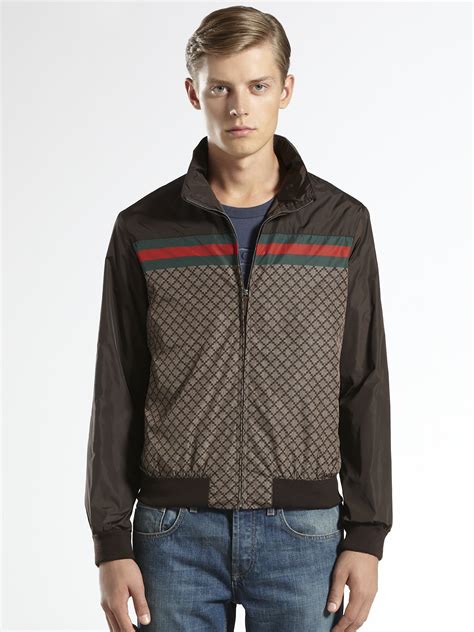 gucci jacket brown|gucci jackets for men.